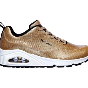 Champagne Gold Diamond Shatter Skechers